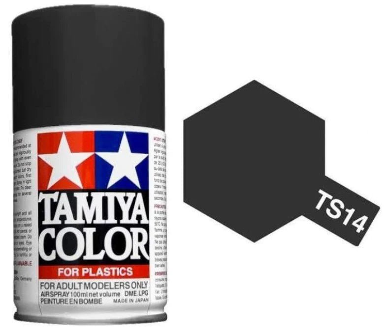 Tamiya Spray Paints 100ml TS14 Black - Access Models