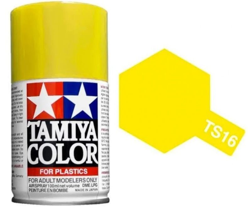 Tamiya Spray Paints 100ml TS16 Yellow - Access Models