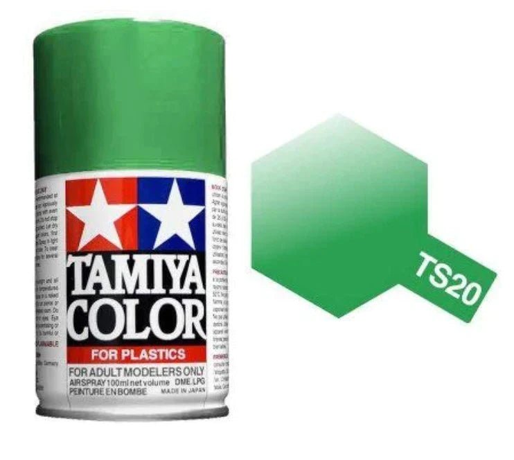 Tamiya Spray Paints 100ml TS20 Metallic Green - Access Models