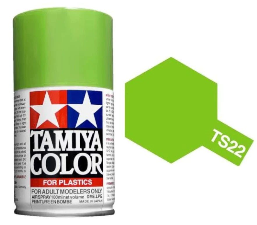 Tamiya Spray Paints 100ml TS22 Light Green - Access Models