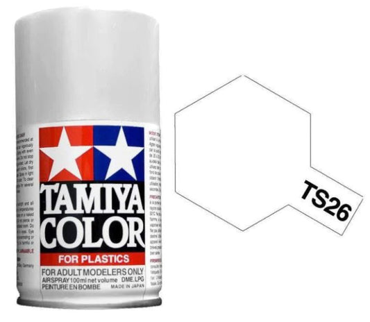 Tamiya Spray Paints 100ml TS26 Pure White - Access Models