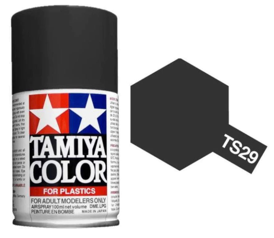 Tamiya Spray Paints 100ml TS29 Semi Gloss Black - Access Models