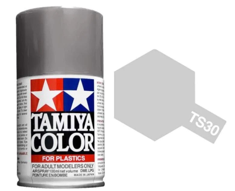 Tamiya Spray Paints 100ml TS30 Silver Leaf - Access Models