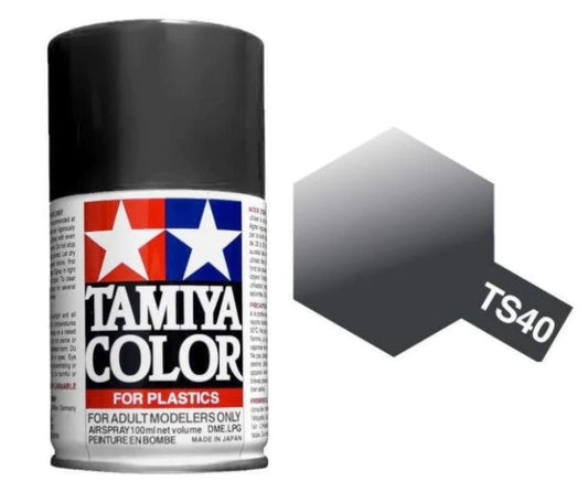 Tamiya Spray Paints 100ml TS40 Metallic Black - Access Models