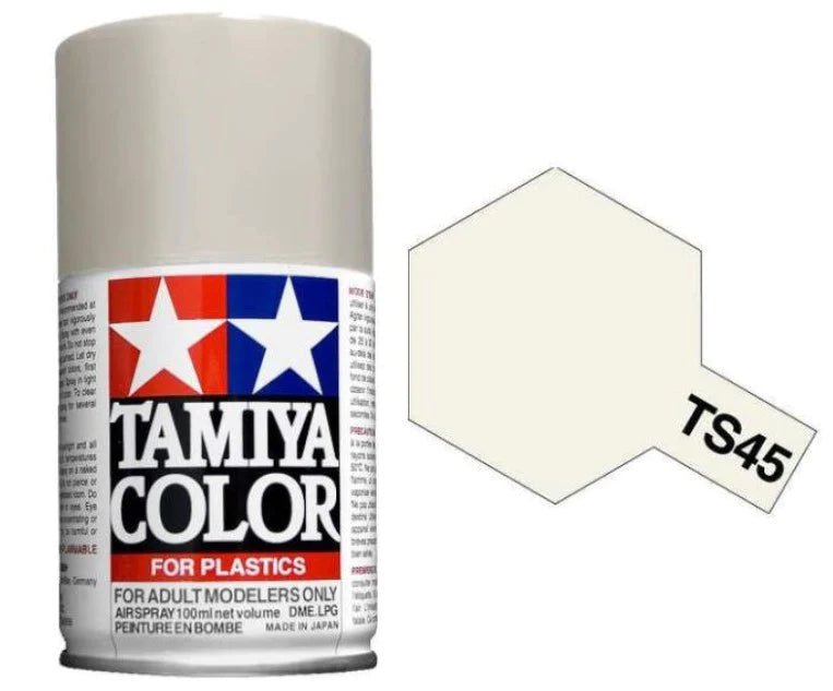 Tamiya Spray Paints 100ml TS45 Pearl White - Access Models