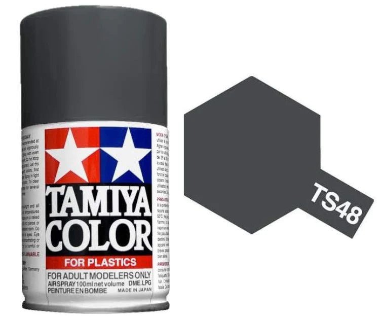 Tamiya Spray Paints 100ml TS48 Gunship Grey - Access Models