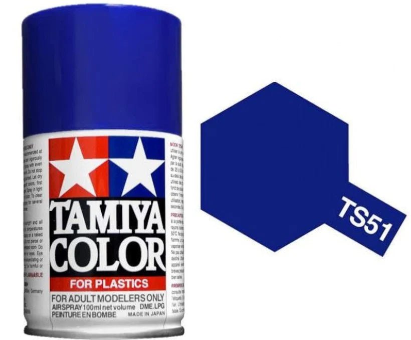 Tamiya Spray Paints 100ml TS51 Racing Blue - Access Models