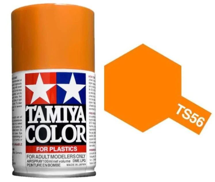 Tamiya Spray Paints 100ml TS56 Brilliant Orange - Access Models