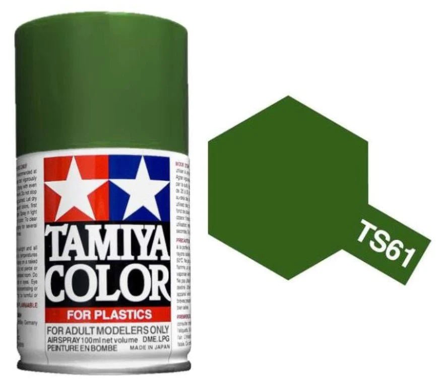 Tamiya Spray Paints 100ml TS61 Nato Green - Access Models