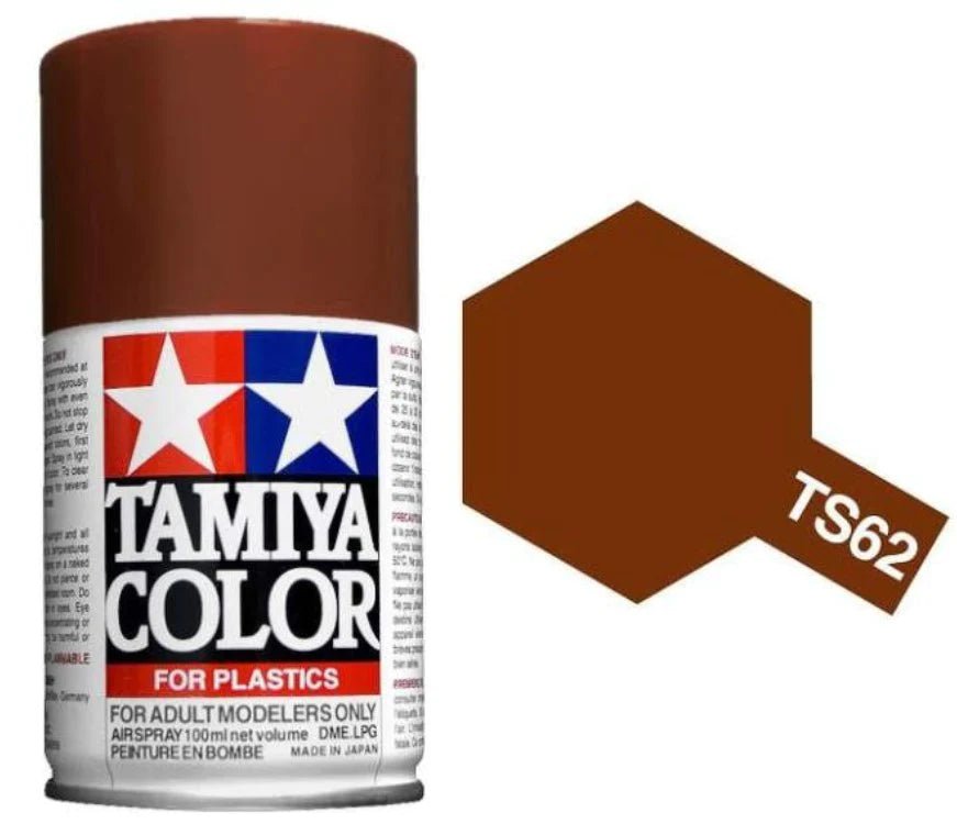 Tamiya Spray Paints 100ml TS62 Nato Brown - Access Models