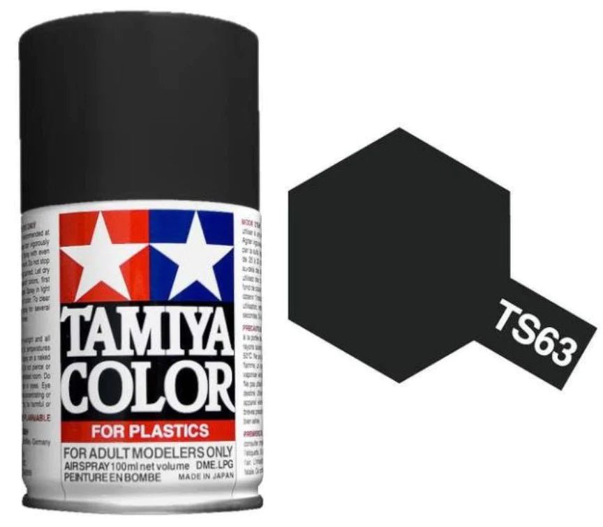 Tamiya Spray Paints 100ml TS63 Nato Black - Access Models