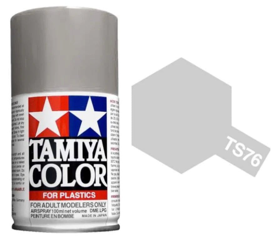 Tamiya Spray Paints 100ml TS76 Mica Silver - Access Models