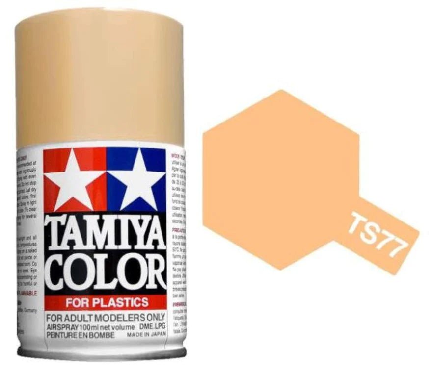 Tamiya Spray Paints 100ml TS77 Flat Flesh - Access Models