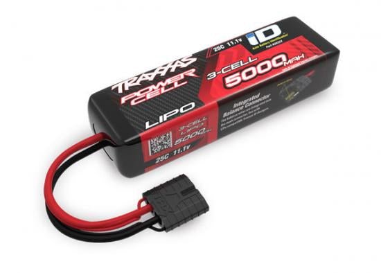 Traxxas Lipo 5000mah 11.1v 3s 25c Id Power Cell Battery Trx2832x - Access Models