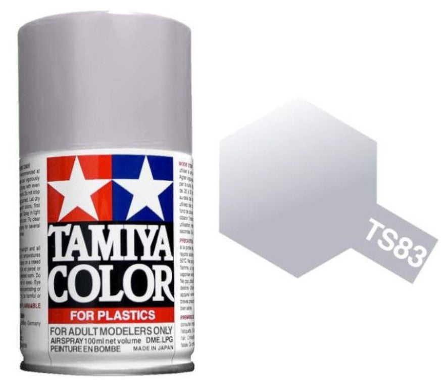 Tamiya Spray Paints 100Ml Ts83 Metallic Silver