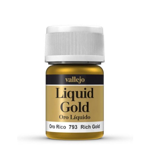 Vallejo Liquid Metals In Alcohol Base 793 Rich Gold - Access Models