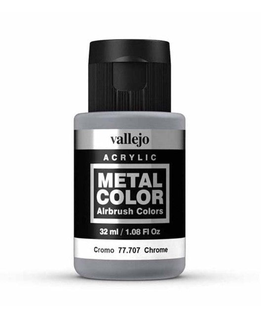 Vallejo Metal Colour 32ml 707 Chrome - Access Models