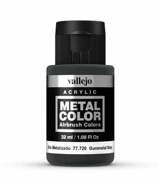 Vallejo Metal Colour 32ml 720 Gunmetal Grey - Access Models