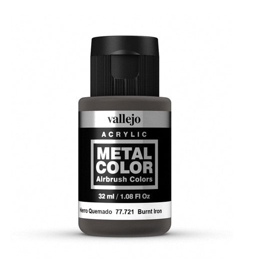 Vallejo Metal Colour 32ml 721 Burnt Iron - Access Models