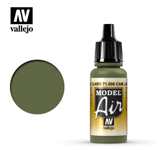 Vallejo Model Air 17ml 006 Light Green Chrome - Access Models