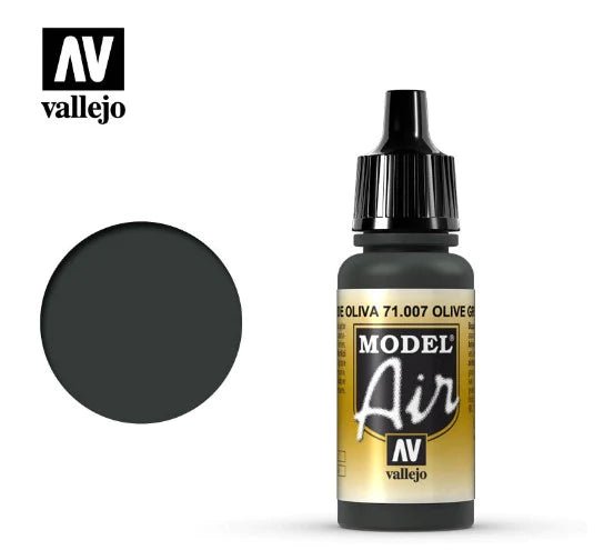 Vallejo Model Air 17ml 007 Olive Green - Access Models