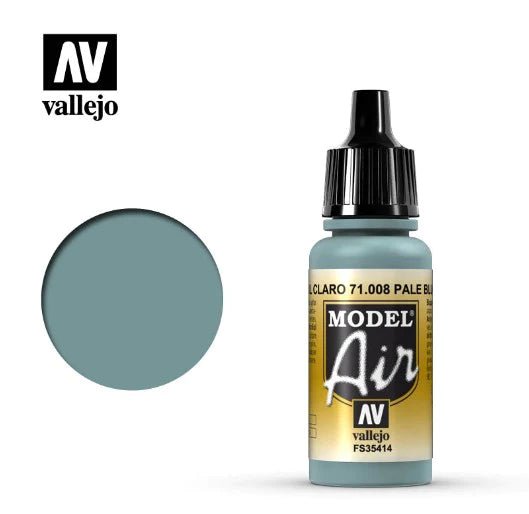 Vallejo Model Air 17ml 008 Pale Blue - Access Models