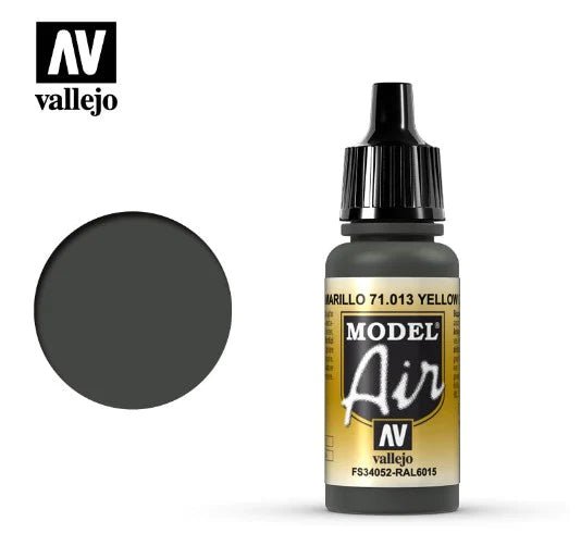 Vallejo Model Air 17ml 013 Yellow Olive - Access Models