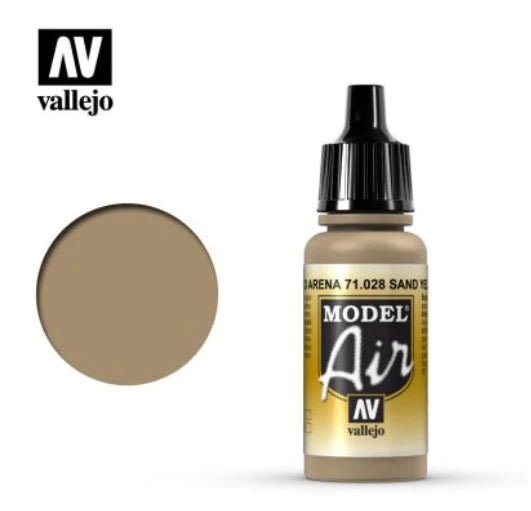 Vallejo Model Air 17ml 028 Sand Yellow - Access Models