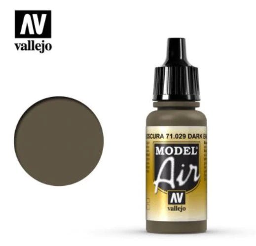 Vallejo Model Air 17ml 029 Dark Earth - Access Models