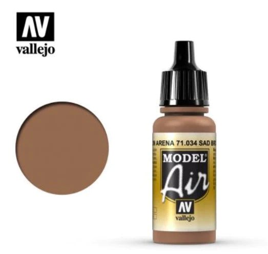 Vallejo Model Air 17ml 034 Sand Brown - Access Models