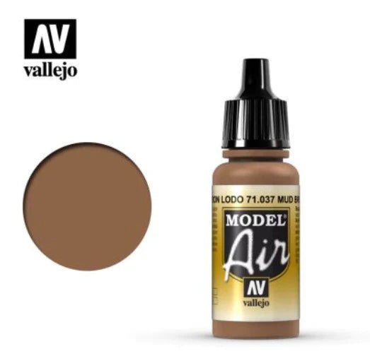 Vallejo Model Air 17ml 037 Mud Brown - Access Models