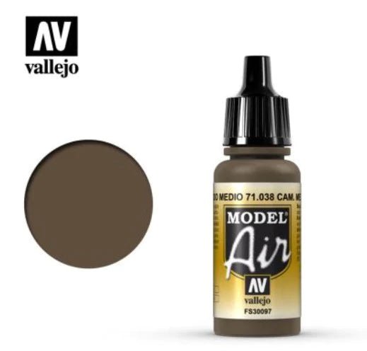 Vallejo Model Air 17ml 038 Cam. Medium Brown - Access Models