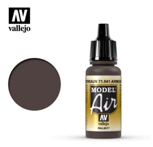 Vallejo Model Air 17ml 041 Armour Brown - Access Models