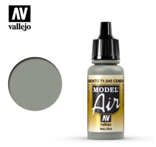 Vallejo Model Air 17ml 045 Cement Grey - Access Models