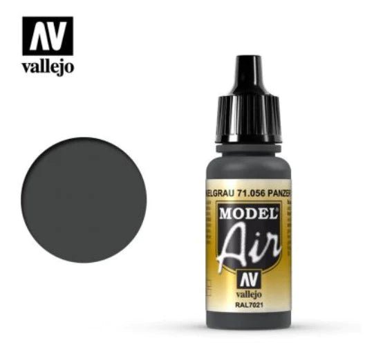 Vallejo Model Air 17ml 056 Panzer Dark Grey - Access Models