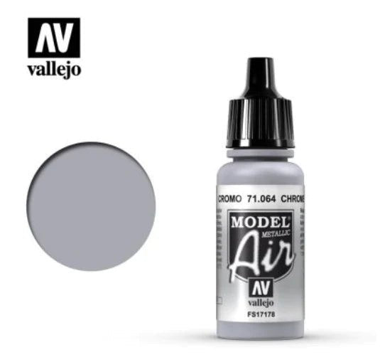 Vallejo Model Air 17ml 064 Chrome - Access Models