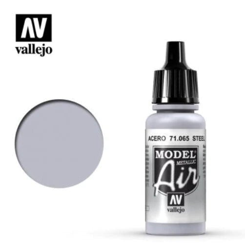 Vallejo Model Air 17ml 065 Steel - Access Models