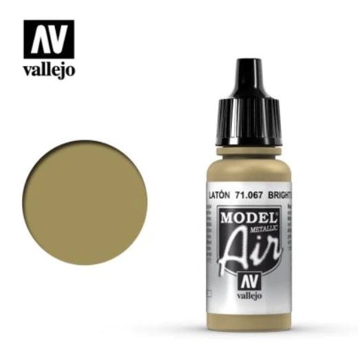 Vallejo Model Air 17ml 067 Bright Brass - Access Models