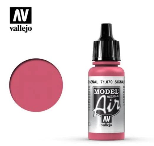 Vallejo Model Air 17ml 070 Signal Red - Access Models