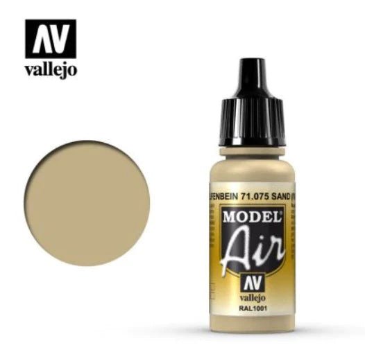 Vallejo Model Air 17ml 075 Ivory - Access Models