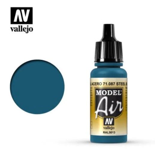 Vallejo Model Air 17ml 087 Steel Blue - Access Models