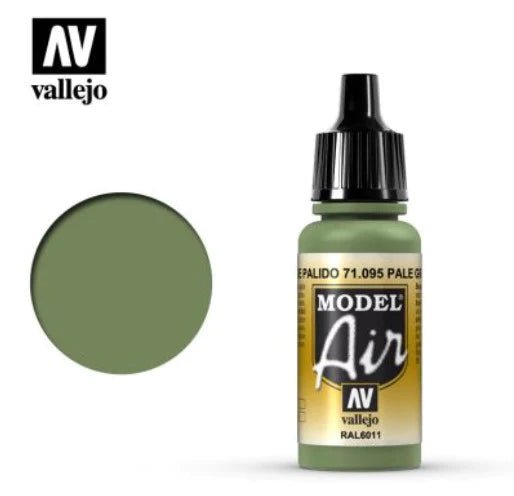 Vallejo Model Air 17ml 095 Pale Green - Access Models