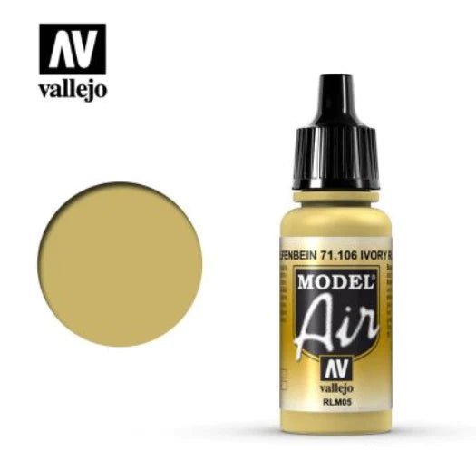 Vallejo Model Air 17ml 106 Ivory Rlm05 - Access Models