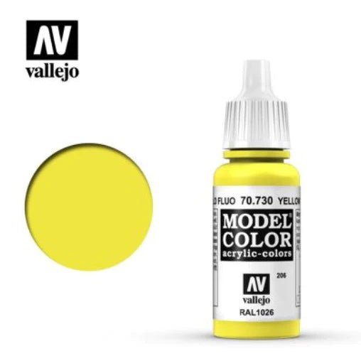 Vallejo Model Color 17ml 730 Yellow Fluorescent - Access Models
