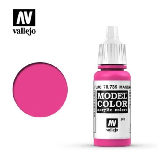 Vallejo Model Color 17ml 735 Magenta Fluorescent - Access Models