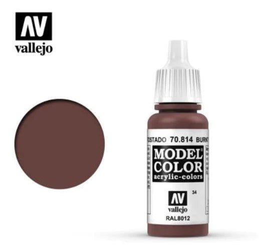 Vallejo Model Color 17ml 814 Burnt Cad. Red - Access Models