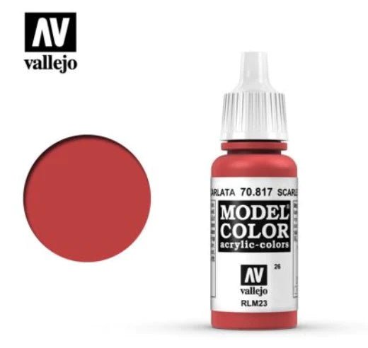 Vallejo Model Color 17ml 817 Scarlet - Access Models