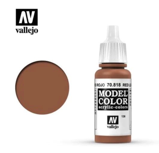 Vallejo Model Color 17ml 818 Red Leather - Access Models