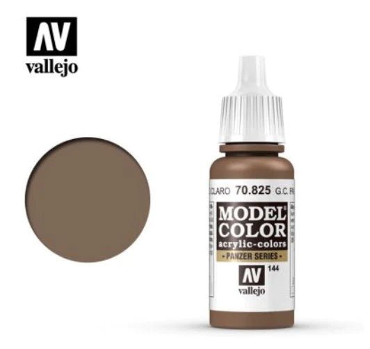 Vallejo Model Color 17ml 825 Germ. Cam. Pale Brown - Access Models