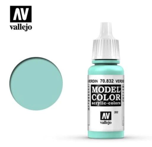 Vallejo Model Color 17ml 832 Verdigris Glaze - Access Models